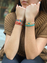 Cargar imagen en el visor de la galería, Evil Eye 4.0 B-BE-S-9476 (Turquesa, Dorado, Blanco)