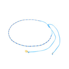 Cargar imagen en el visor de la galería, Rainbow Necklace BE-XS-9216 (Turquesa, Dorado)