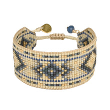 Cargar imagen en el visor de la galería, Diamond B-BE-M-10639 (Beige, Azul, Dorado)