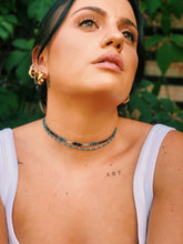 Cargar imagen en el visor de la galería, Rainbow Necklace BE-XS-9216 (Turquesa, Dorado)